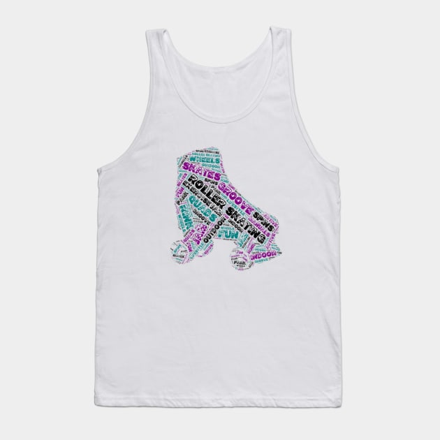 Roller Skating Light Tank Top by WYL - Words You Love